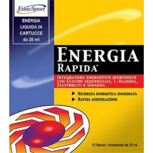 ETHICSPORT ENERGIA RAPIDA+ 10 FLACONCINI 25 ML